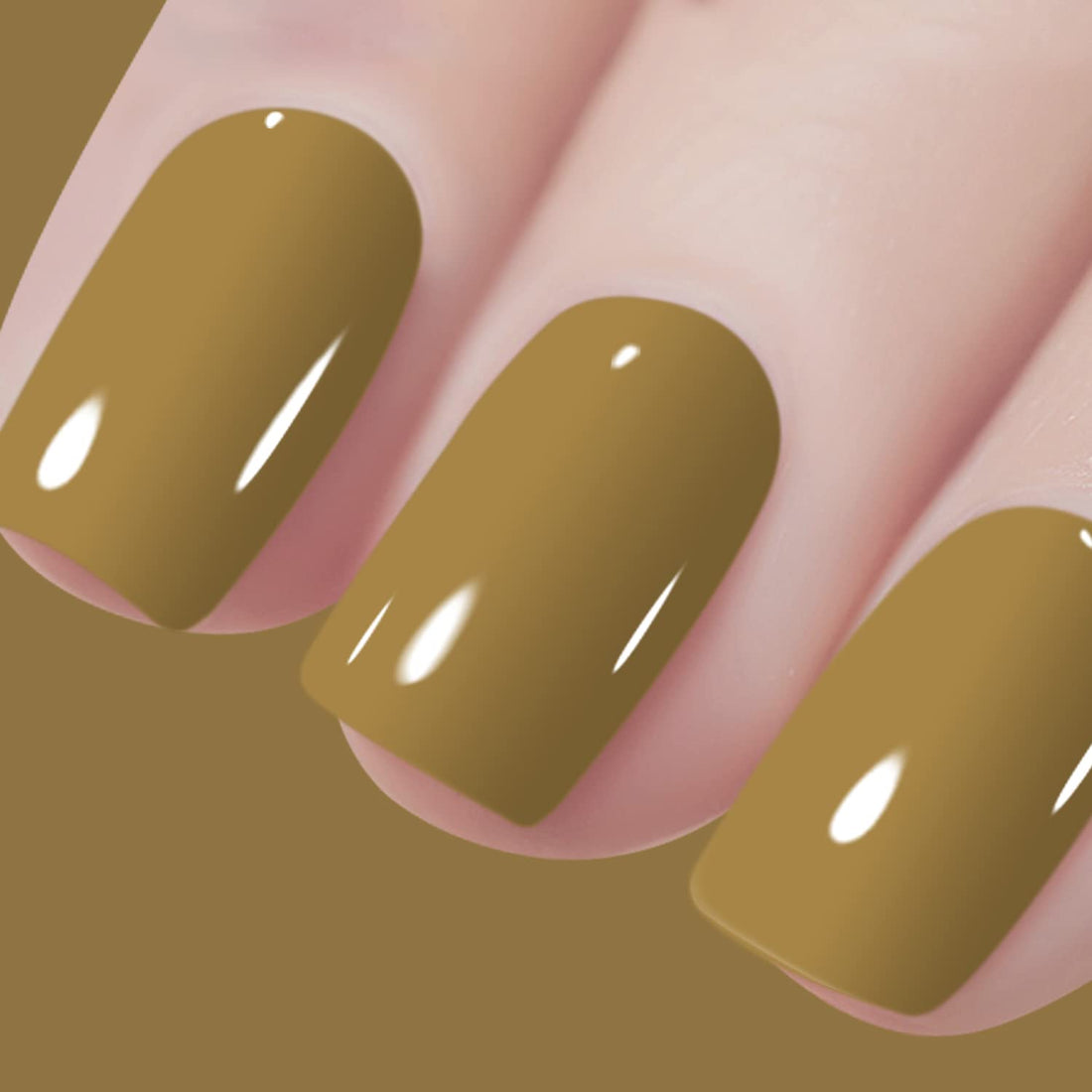 Vishine Gelpolish Manicure DIY Long-lasting Gel Nail Polish Lacquer Shiny Color UV LED Soak Off Glitter Goldenrod(1018)