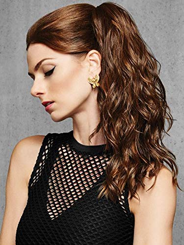 18 Simply Curly Ponytail Color R22 SWEDISH BLONDE - Hairdo Hairpieces Claw Clip Pony Tru2Life Heat Friendly Beach Waves Synthetic