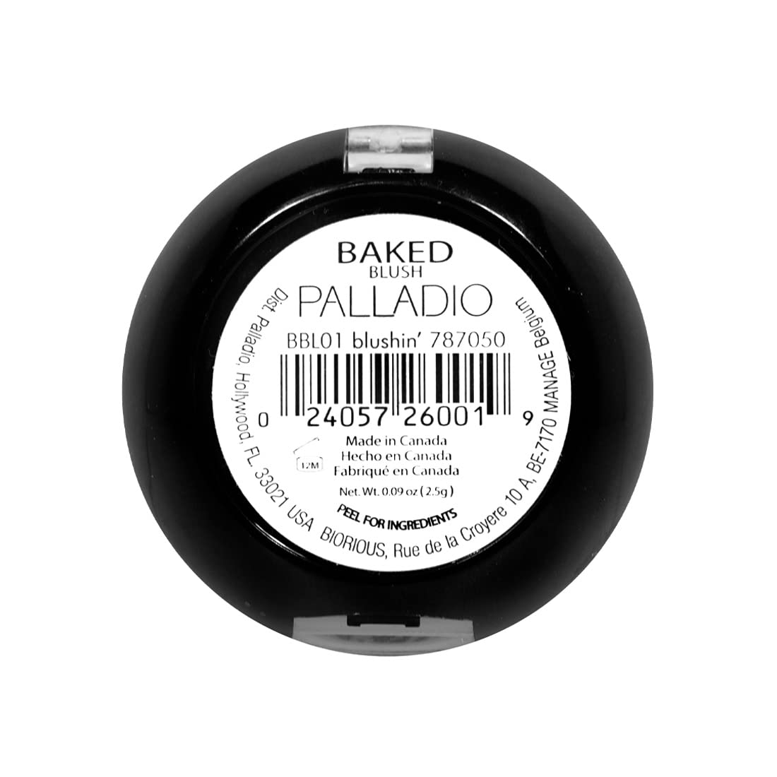 Palladio Beauty BAKED BLUSH - BLUSHIN, 0.09 oz (2.5 g) (BBL01)