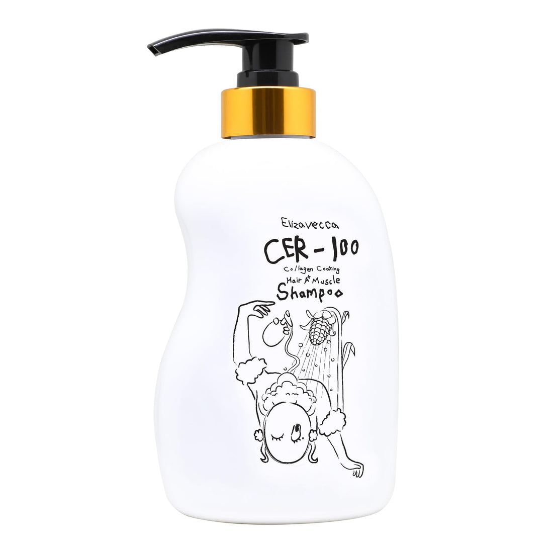 Elizavecca CER-100 Collagen Coating Hair A+ Muscle Shampoo, 16.9 fl oz