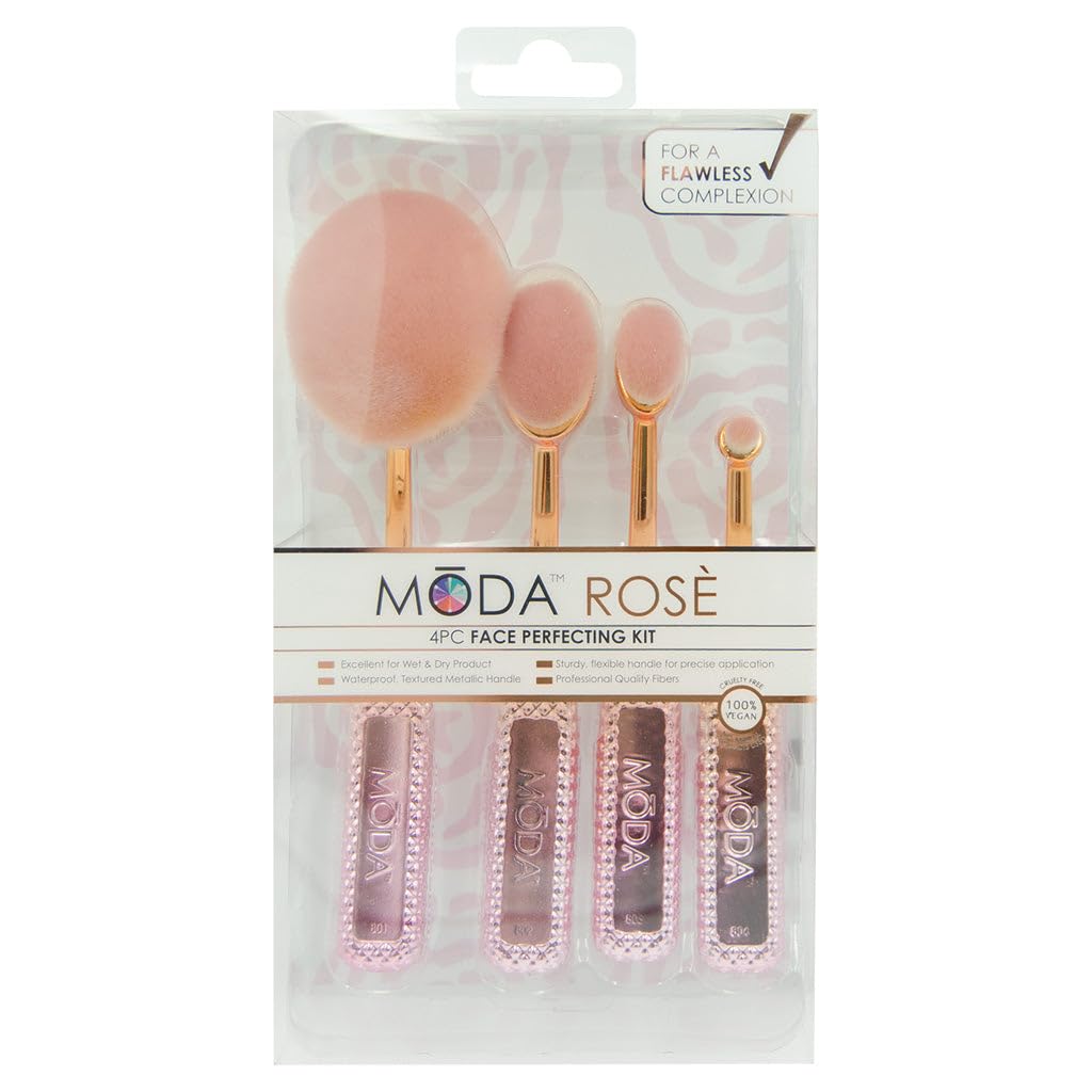 Moda Rose Face Perfecting Kit, 4 Piece