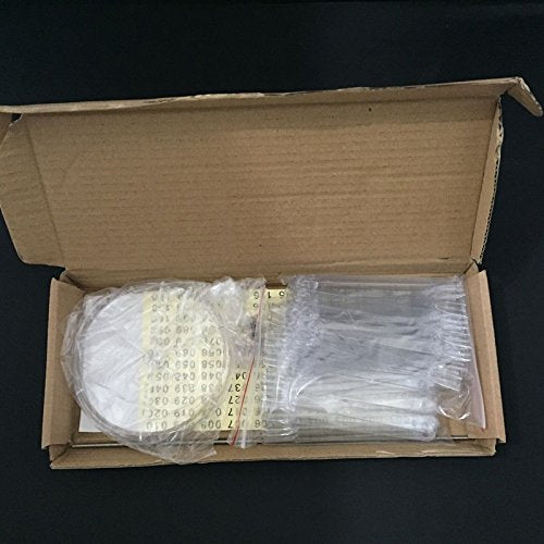 Yimart 120 Sticks Nail Art Color Chart Display Stand Spiral False Nails Display Shelf Practice Tools For Solon Nails Polish Gel Show (Clear)