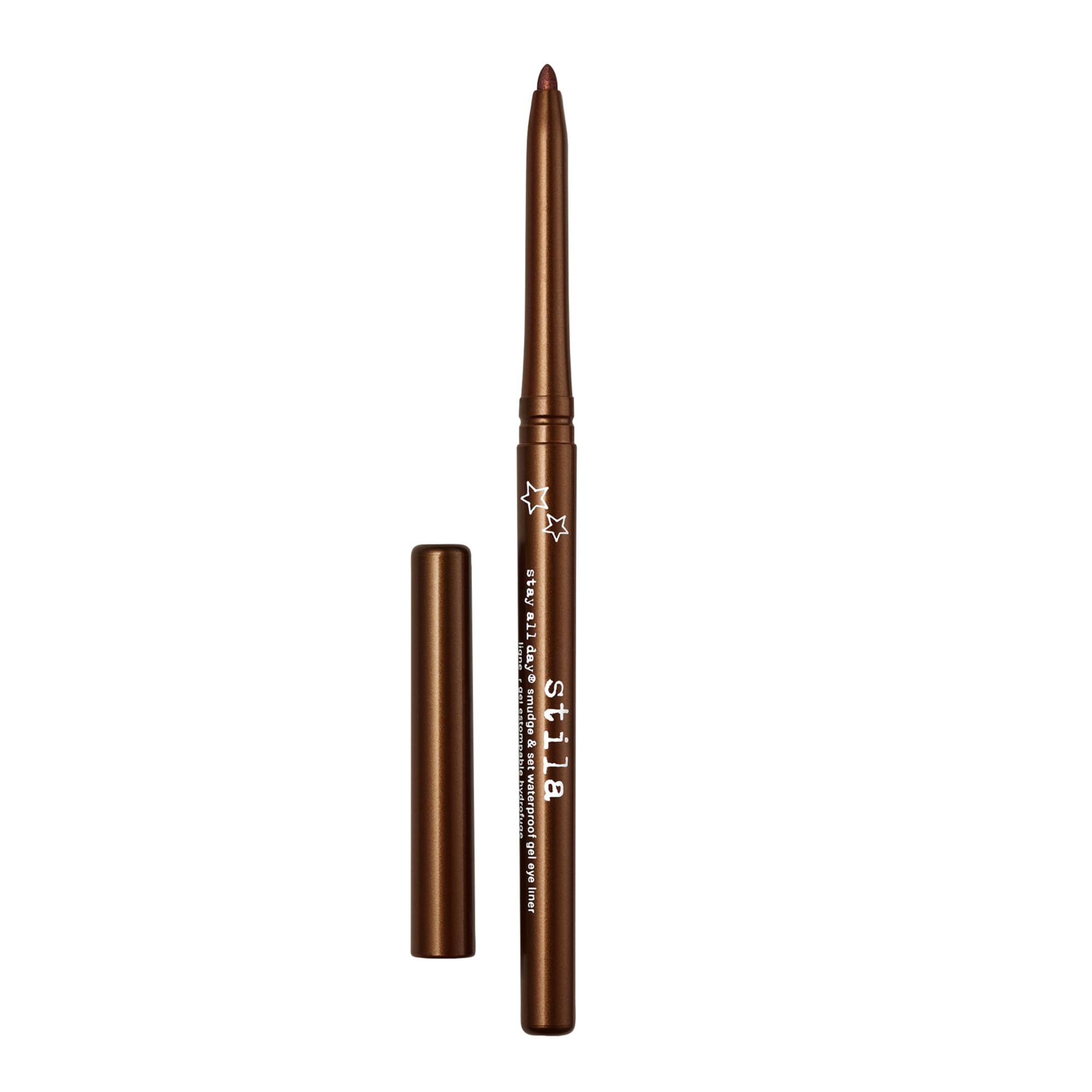 stila Stay All Day Smudge & Set Waterproof Gel Eye Liner, Waterline-Safe, Long-Lasting Color Wear, Smooth Glide Eyeliner Pencil or Eyeshadow, Lionfish Bronze