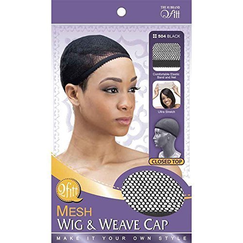 (3 Pack) Qfitt ââ‚¬â€œ Closed Top Mesh Wig & Weave Cap #504