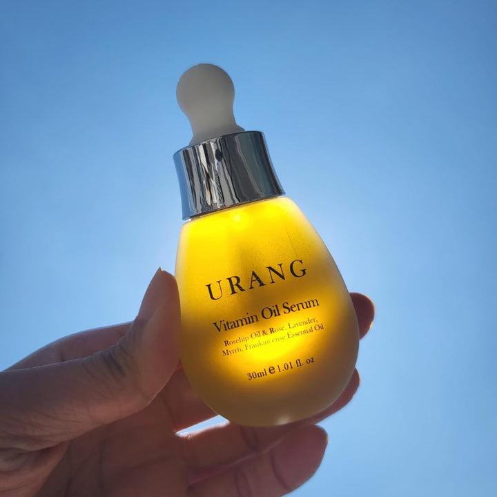 URANG Vitamin Oil Serum | Organic Deep Moisturizer Replenish Nutrients, Vibrancy & Elasticity For Skin | For All Skin Types Oily & Dry | Natural Skincare for Women, Men