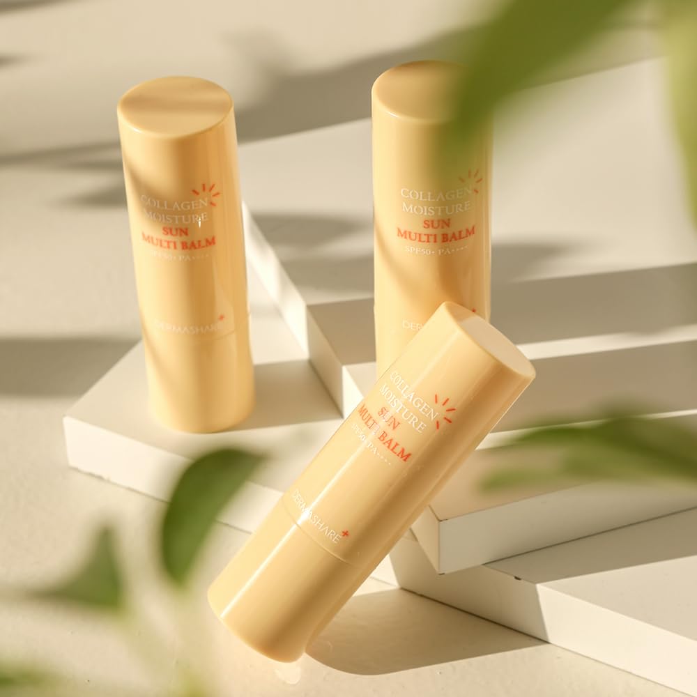 DERMASHARE Wrinkle Bounce Moisturizing Glowing Sun Balm Stick (SPF50) Made in Korea