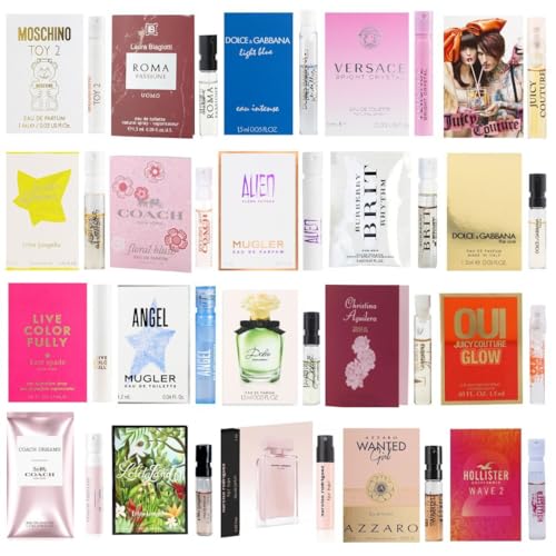 Infinite Scents Perfume Sampler Set for Women - 8 Designer Fragrance Brands