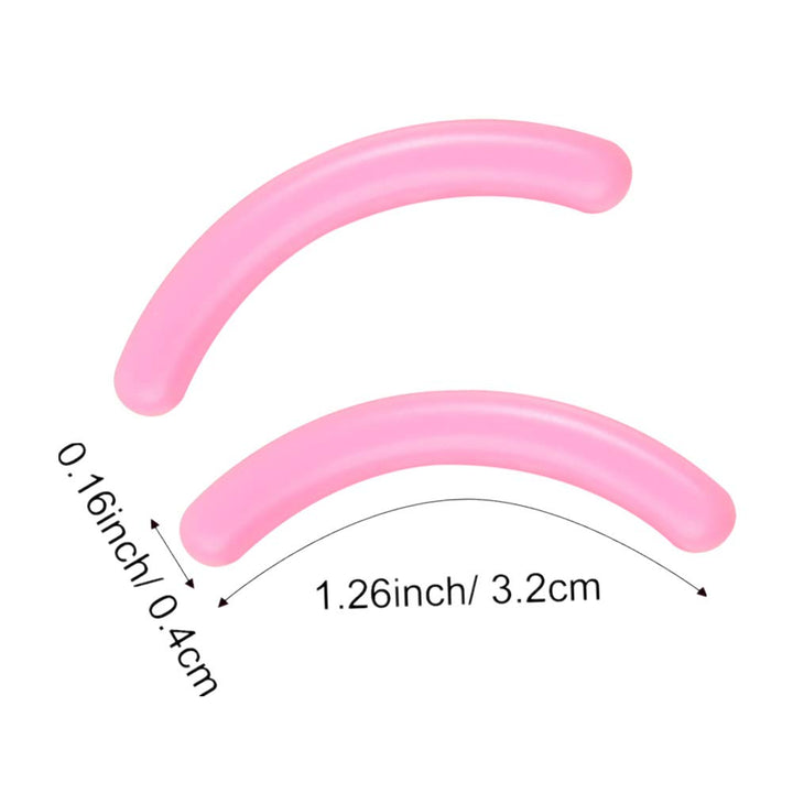 24 Pcs Curler Refill EyeLash Curler Refill Pads Silicone Rubber Soft Curler Replacement Refills Pads for Universal Eyelash Curler (Pink)