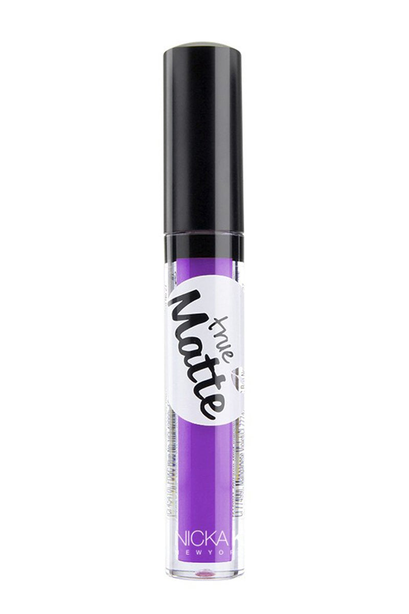 Nicka K True Matte Lip Colour, Vivid Violet, 3.5g