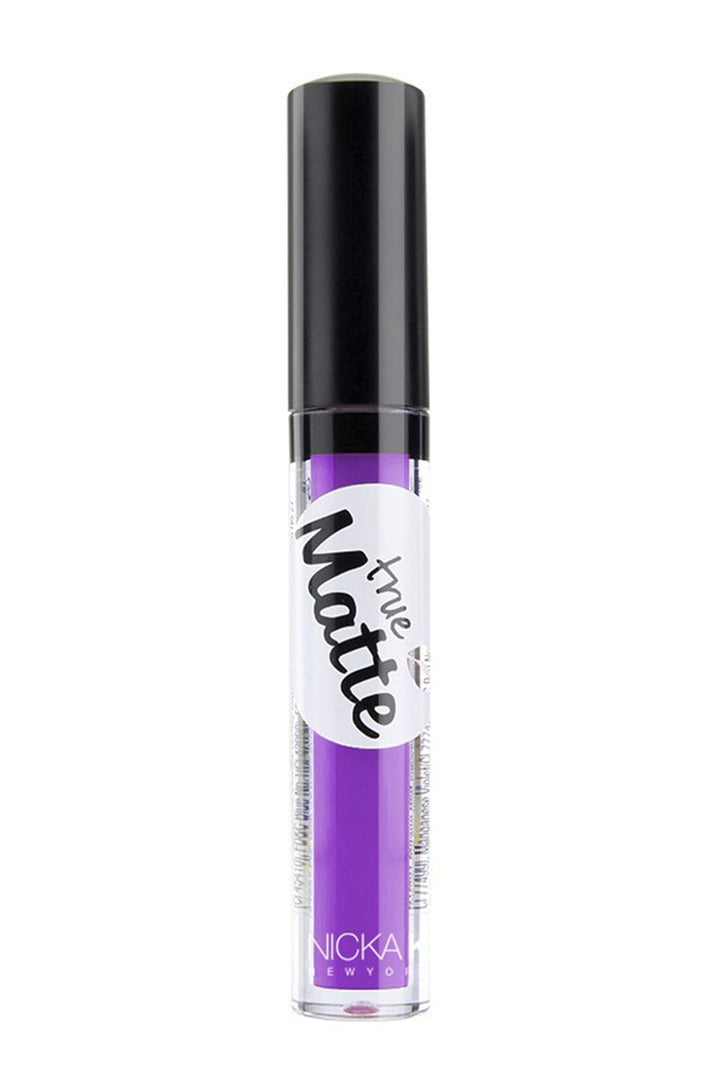 Nicka K True Matte Lip Colour, Vivid Violet, 3.5g