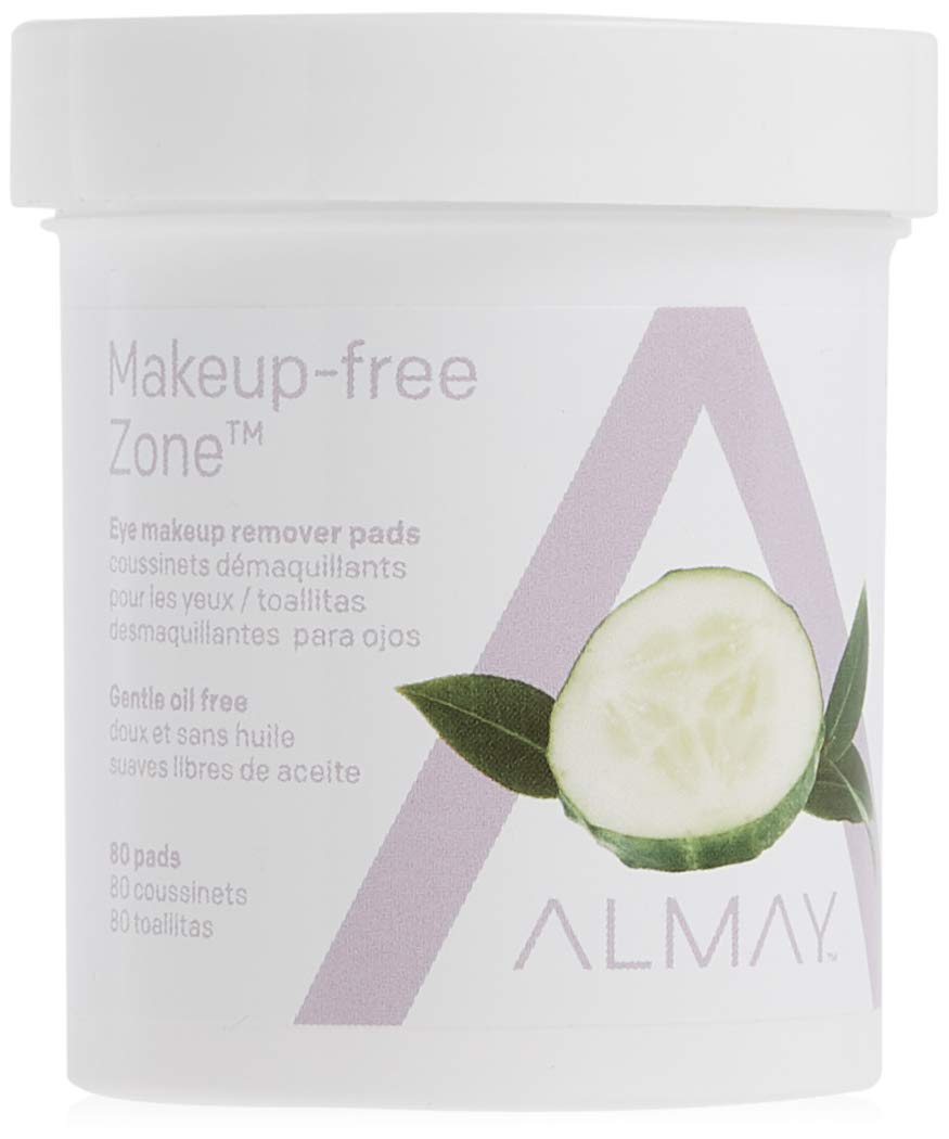 Almay Oil-free Eye Makeup Remover Pads, 80 Pads
