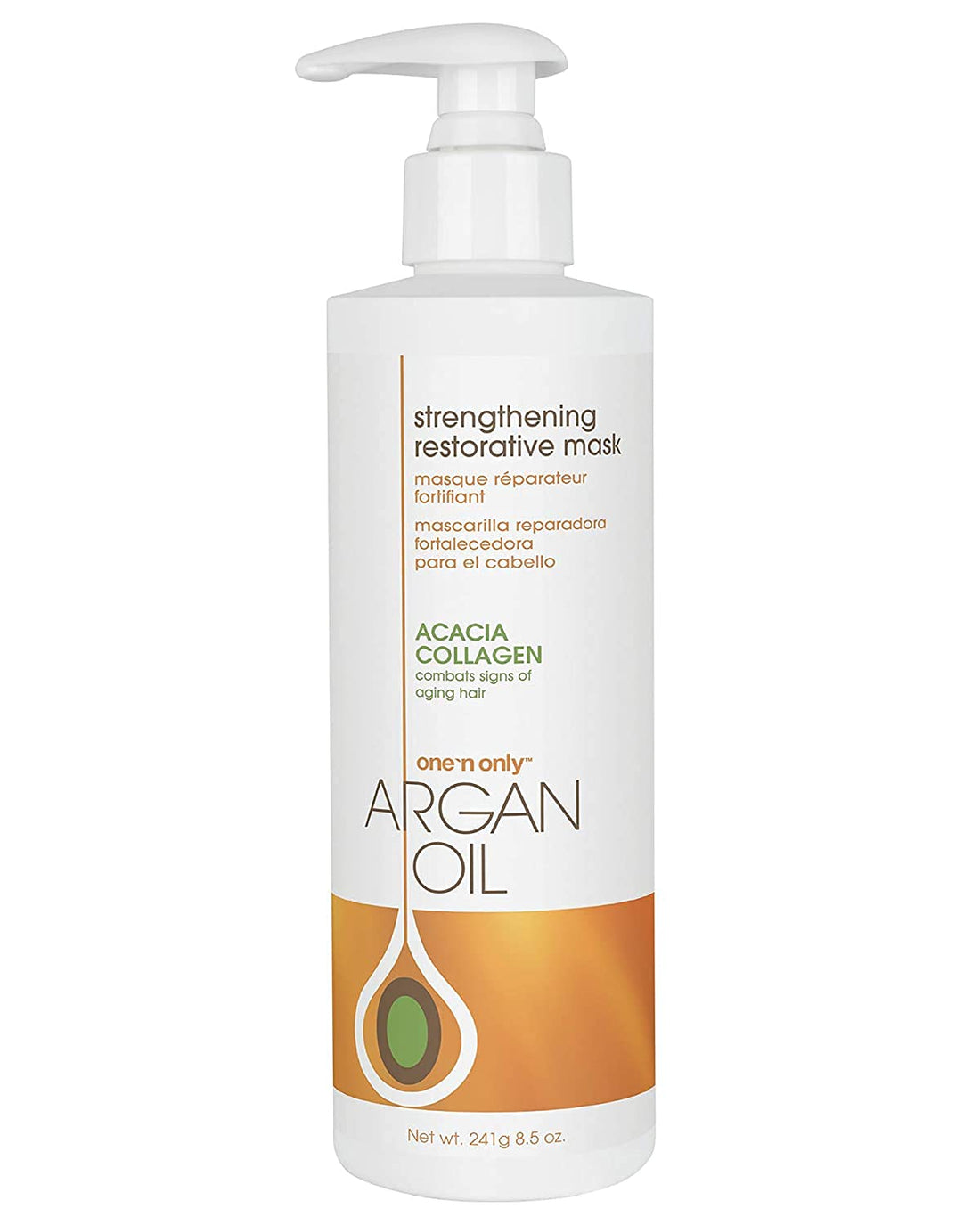 one 'n only Argan Oil Restorative Mask Derived from Moroccan Argan Trees, 8.5 Ounce