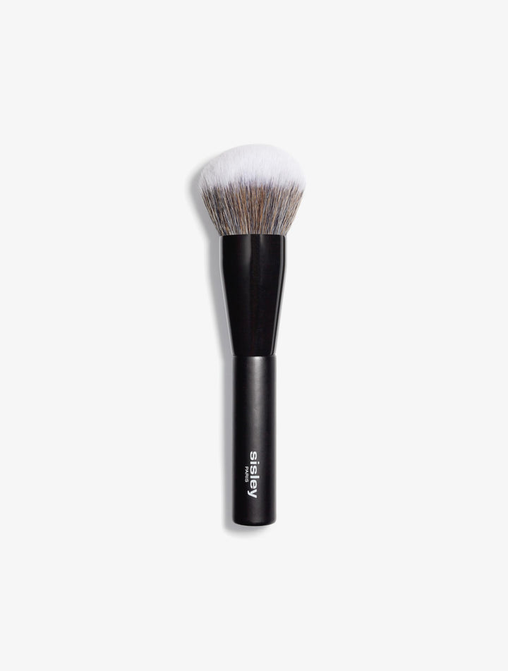 Sisley Paris Powder Brush - Easy Application of Loose, Compact Makeup - Wavy, Synthetic, Soft Bristles - Delivers Natural to Full Coverage