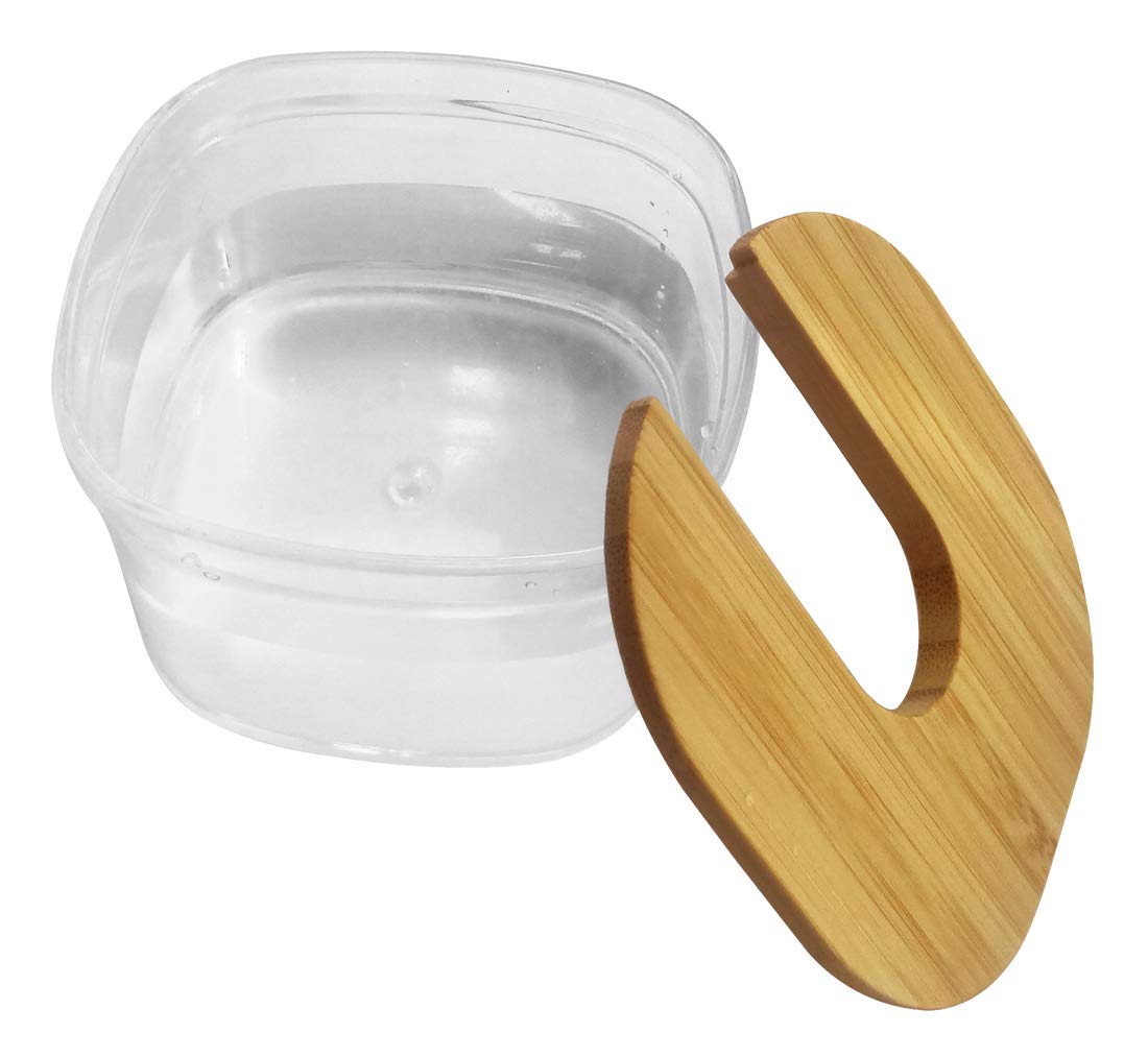 FitSand Bamboo Shaver Rinse Stand Compatible with Skull Shaver Pitbull Gold PRO Head and Face Shaver