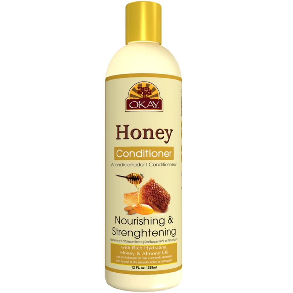 Okay Honey Nourishing and Strengthening Conditioner, 12 Ounce