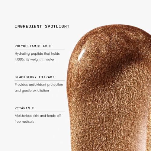 Versed Mood Lighting Luminizing Glow Drops, Sheer Golden - Liquid Highlight & Bronzing Drops with Illuminating Light-Reflecting Pigments - Antioxidants & Hydrating Hyaluronic Acid - Vegan (1 fl oz)