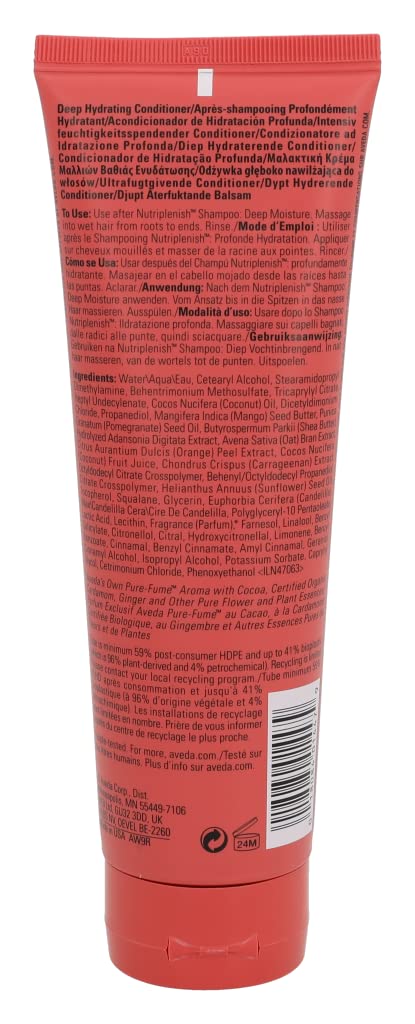 Aveda Nutriplenish Deep Moisture Conditioner, 9 Fl Oz