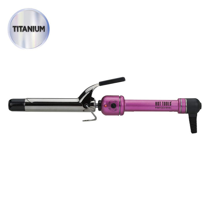 Hot Tools PINKTITANIUM Salon Titanium Curling Iron 1 Inch