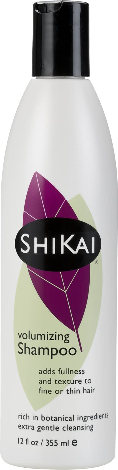 Shikai - Natural Volumizing Shampoo, Adds Fullness and Texture to Fine or Thin Hair (12 Ounces)