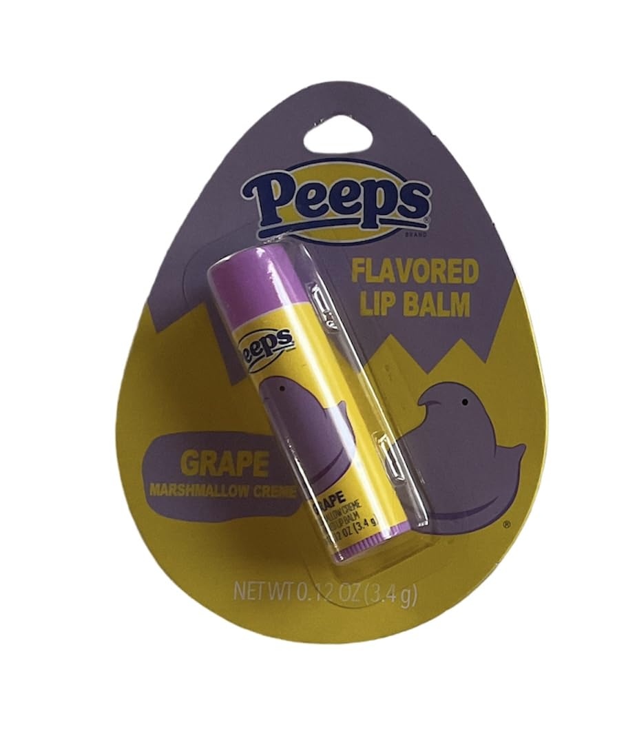 Peeps Lip Balm Set of 4 Scented Marshmallow Cream Flavors
