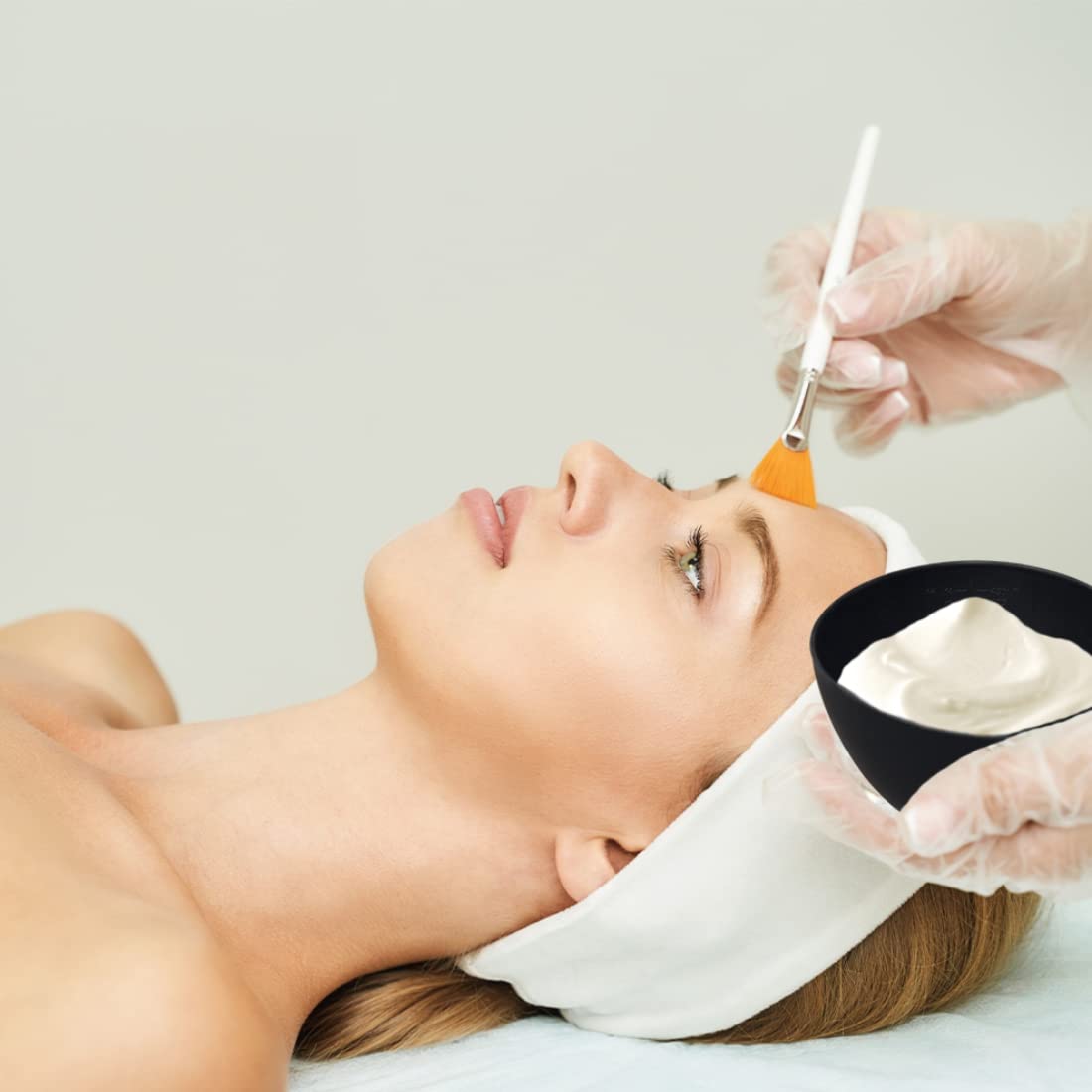 ForPro Silicone Mixing Bowl, Black, Flexible, Odorless, for Mixing Facials, Massage, Body & Other Products, 14 oz