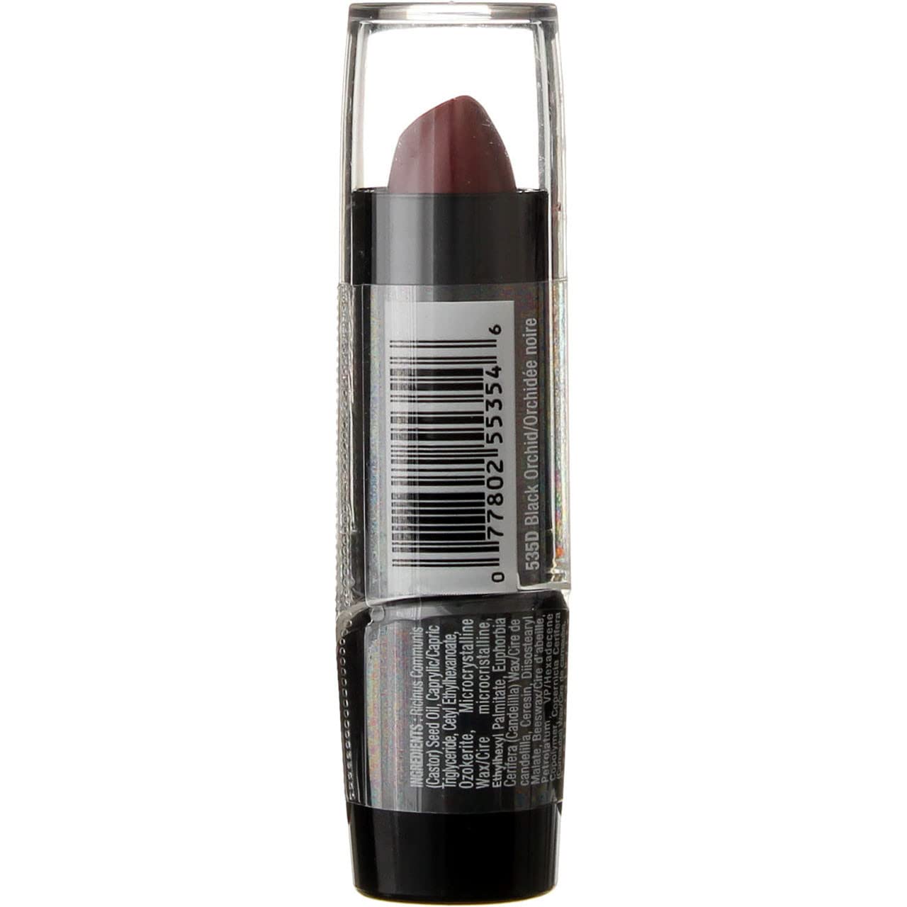 Wet n Wild Silk Finish Lipstick, Black Orchid [535D] 0.13 oz (Pack of 2)