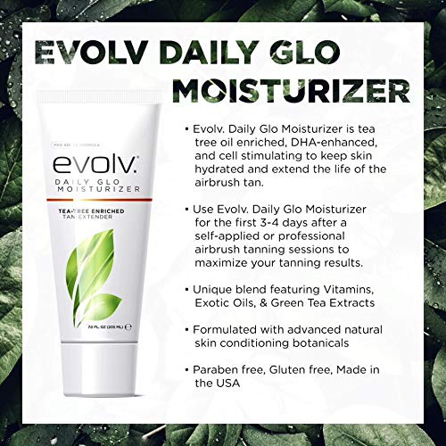 Evolv. Daily Glo Moisturizer Enriched with Vitamins, Exotic Oils & Tea Extracts