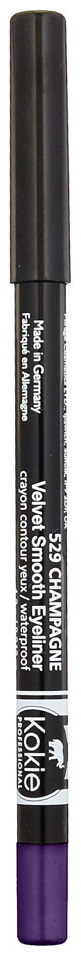 Kokie Cosmetics Waterproof Velvet Smooth Eyeliner Pencil, Eggplant, 0.042 Ounce