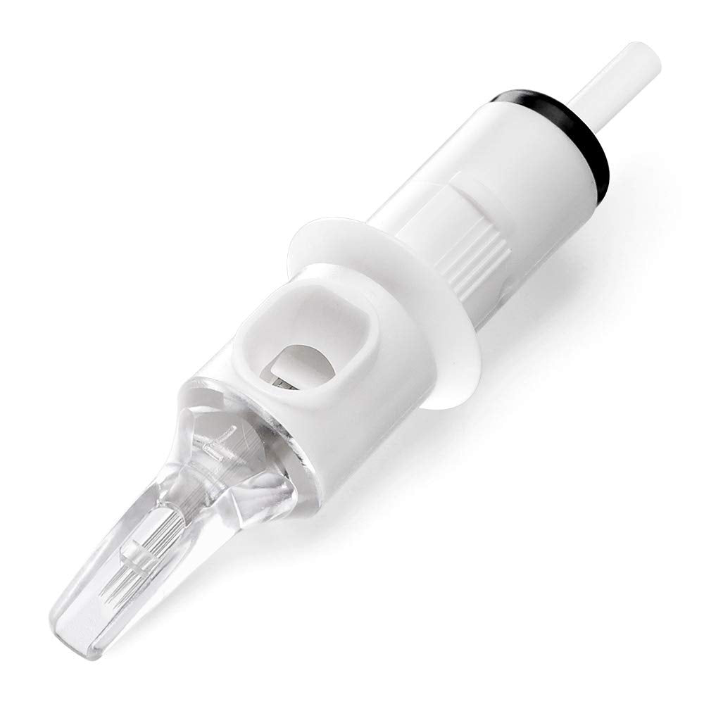 Hawink Tattoo Cartridge Needles #10 Bugpin 17 Curved/Round Magnum M-Taper 50PCS with Membrane Professional Disposable EN05C-50-1017RM