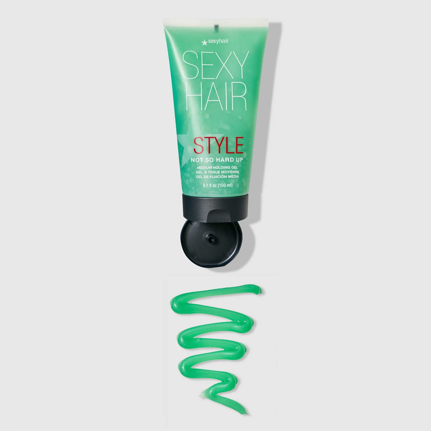 SexyHair Style Not So Hard Up Medium Holding Gel, 5.1 Oz | Flexible Formula | Allows for Re-Styling | All Hair Types