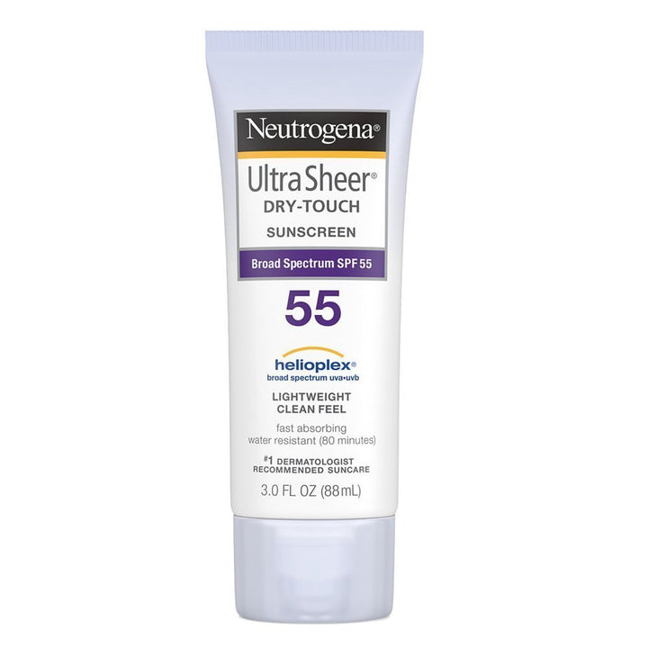 Neutrogena Ultra Sheer Dry-Touch Sunscreen SPF 55 3 oz (Pack of 3)