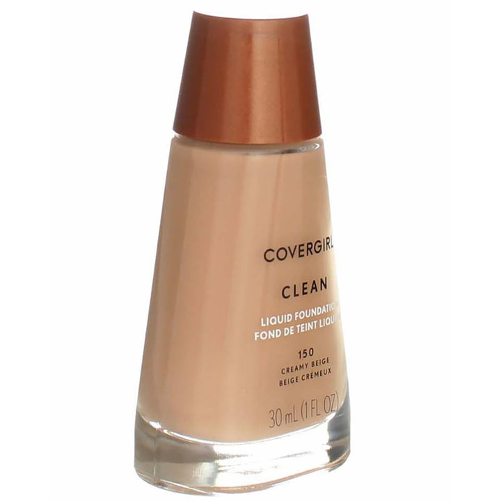 CoverGirl Clean Foundation, Normal Skin, Creamy Beige 150