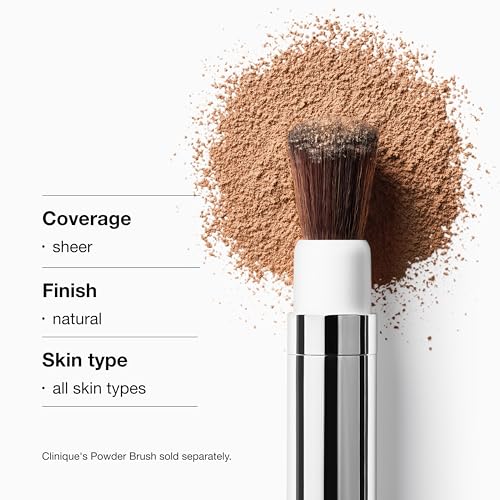 Clinique Blended Face Loose Setting Powder For All Skin Types | Sheer Coverage, Natural Finish, Transparency 3, 0.88 Ounce