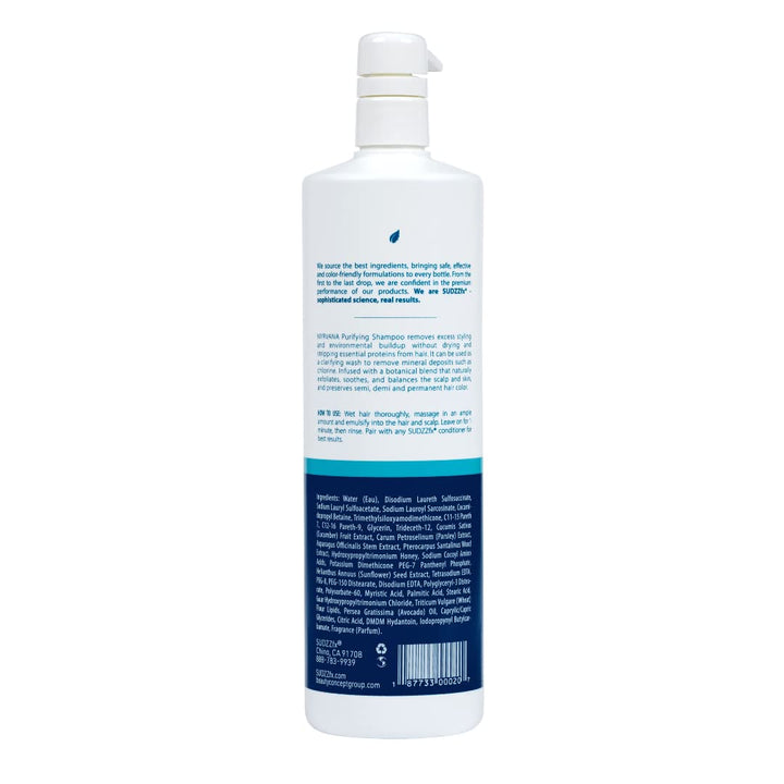 SUDZZFX Nyrvana Purifying Shampoo, 33.8 Fl Oz