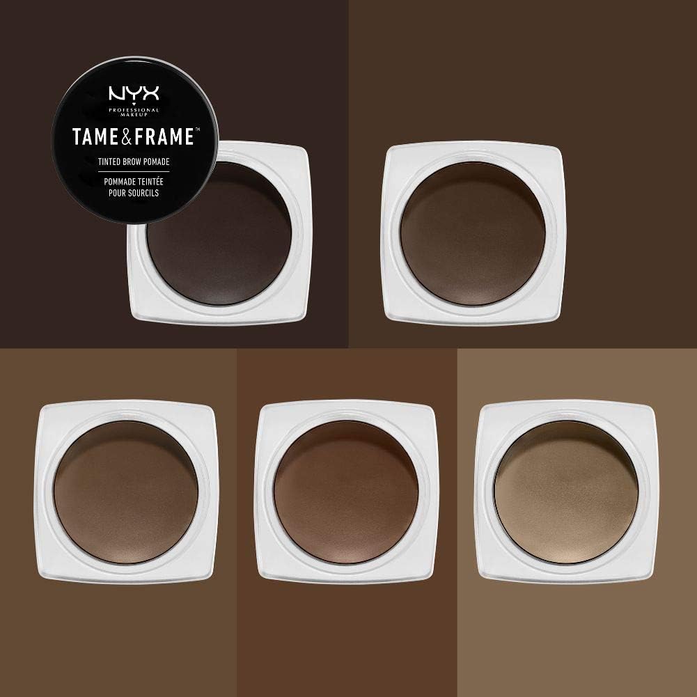 Nyx Professional Makeup Tame and Frame Tinted Brow Pomade, Brunette, 5g