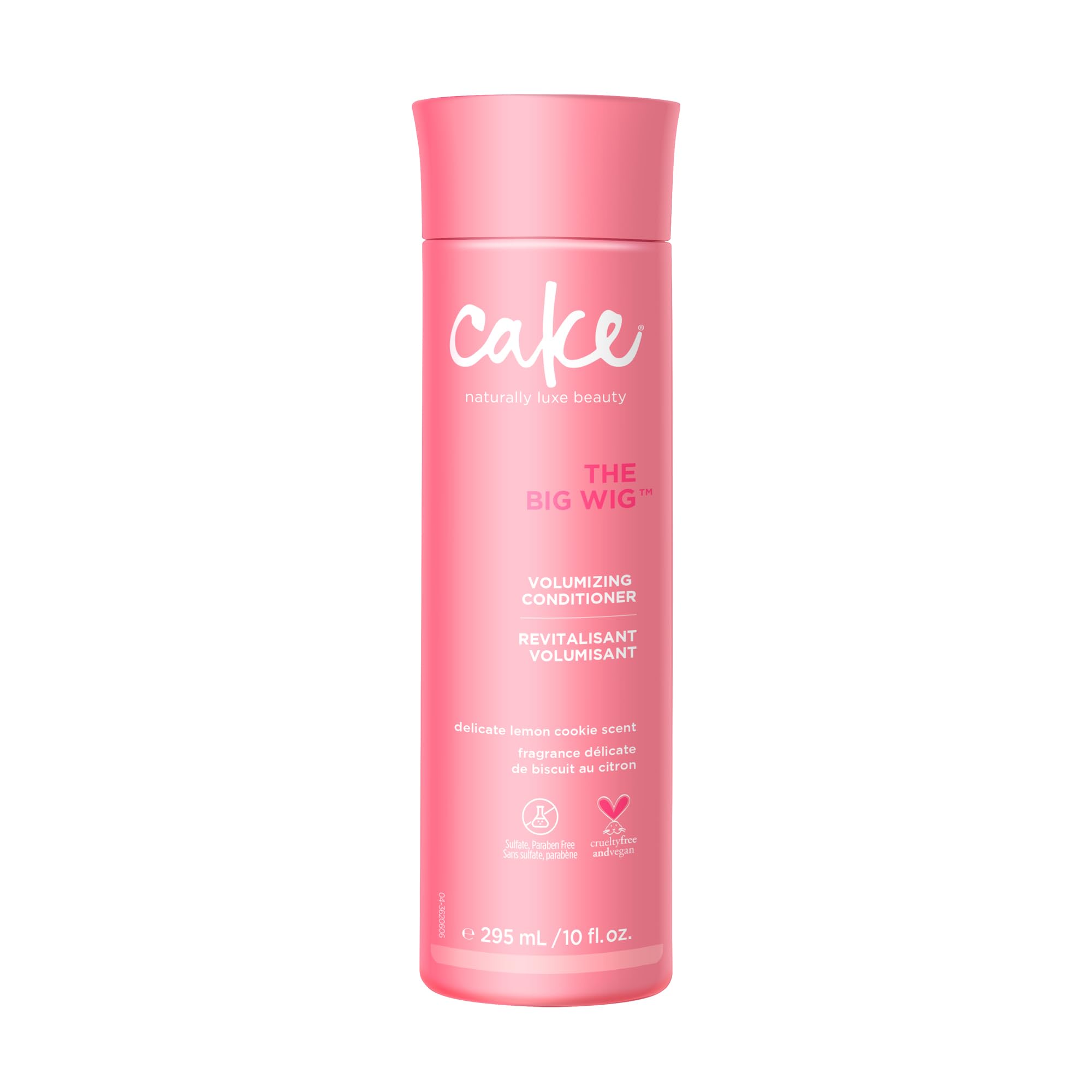 Cake Beauty Volumizing Conditioner, The Big Wig – Body Boosting & Weightless Conditioning – With Sunflower Seed Oil, Rice Protein & Shea Butter – For All Hair Types – 10 Fl Oz / 295 ml