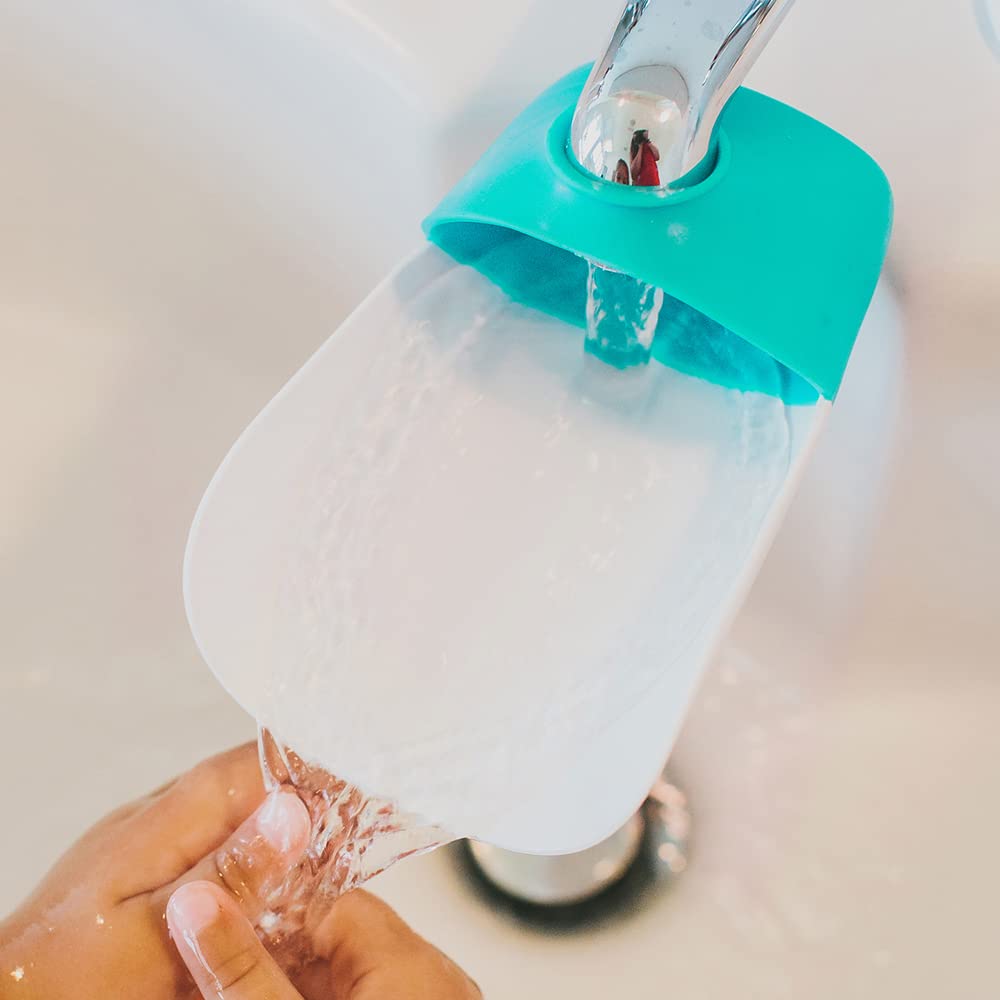 Prince Lionheart Fun and Safe Hand-Washing Solution, Faucet Extender for Babies and Toddlers,Fits Standard and Gooseneck Faucets, Gumball Green