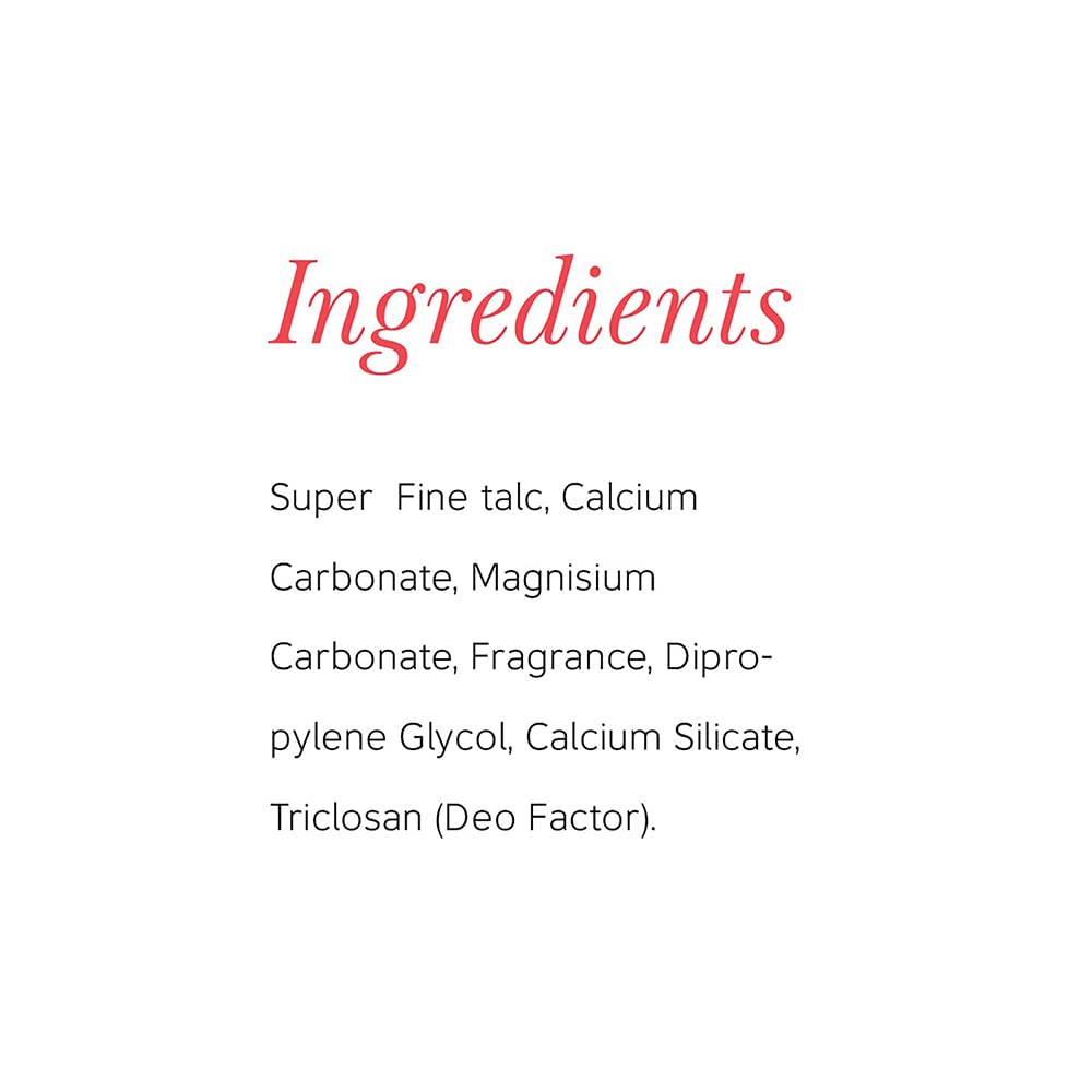 Yardley London RED ROSE Perfumed Deodorizing Talc Talcum Powder 100gm