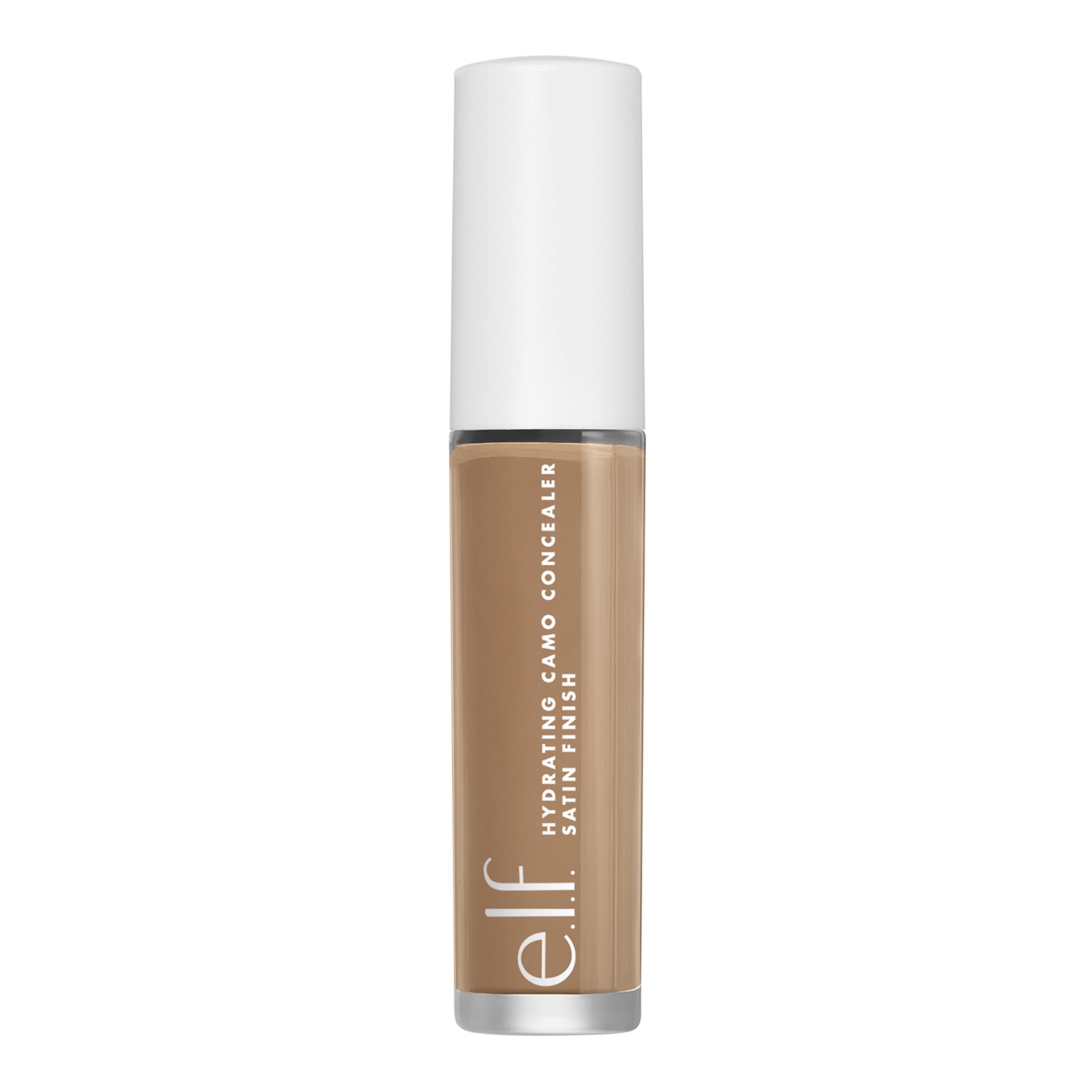 e.l.f, Hydrating Camo Concealer, Lightweight, Full Coverage, Long Lasting, Conceals, Corrects, Covers, Hydrates, Highlights, Tan Walnut, Satin Finish, 25 Shades, All-Day Wear, 0.20 Fl Oz