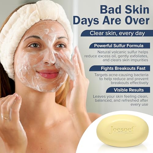 JOESOEF SKIN CARE Sulfur Soap with Salicylic Acid for Acne