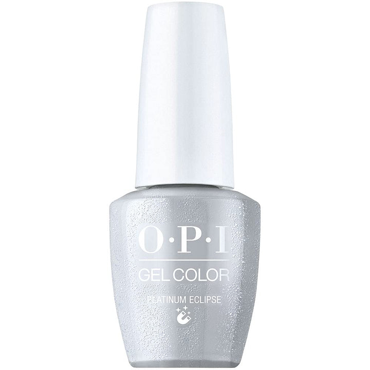 OPI GelColor, Platinum Eclipse, Silver Magnetic Effect Gel Polish, Velvet Vision Collection, 0.5 fl. oz.