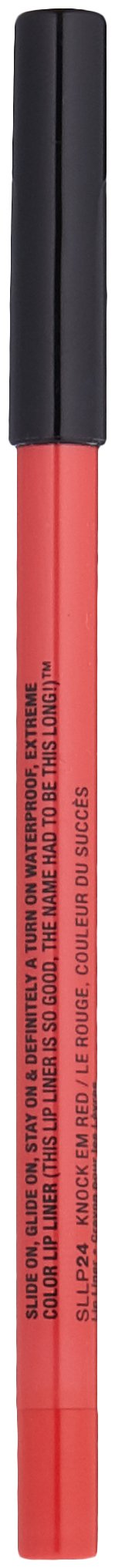 NYX PROFESSIONAL MAKEUP Slide On Lip Pencil, Lip Liner - Knock Em Red (True Red)