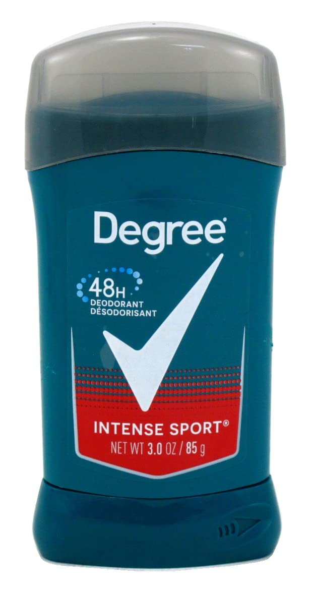 Degree Deodorant 3 Ounce Mens Time Released Intense Sport (88ml) (3 Pack)