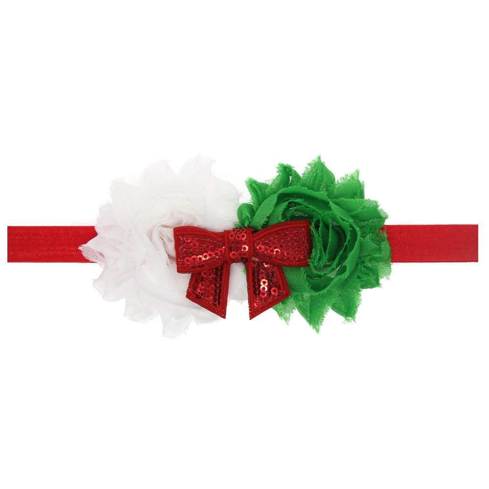 BinaryABC Christmas Headbands Hairband Hair Bows,2PCS(Random Color)