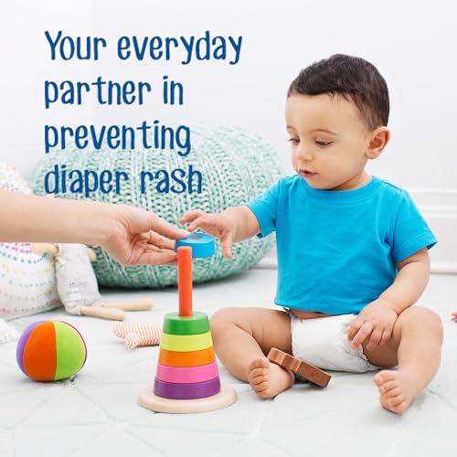 Desitin Daily Defense Baby Diaper Rash Cream with 13% Zinc Oxide Barrier Cream to Treat, Relieve & Prevent diaper rash, Hypoallergenic, Dye-, Phthalate- & Paraben-Free, Travel Size, 2 oz