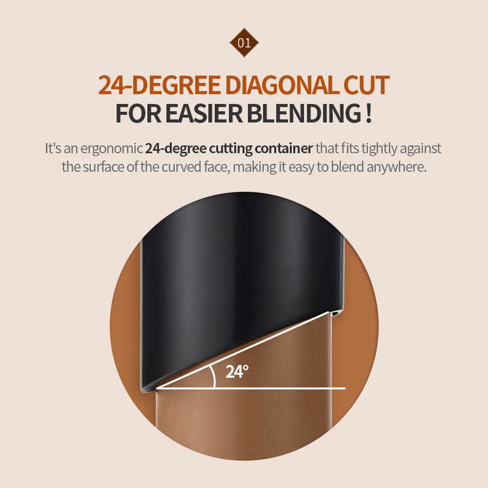 ETUDE Play 101 Stick Contour Duo - Intense | Creamy Shading and Highlighter Duo for Easy Contouring Makeup, Kbeauty, Korean Makeup, Perfect for Gift