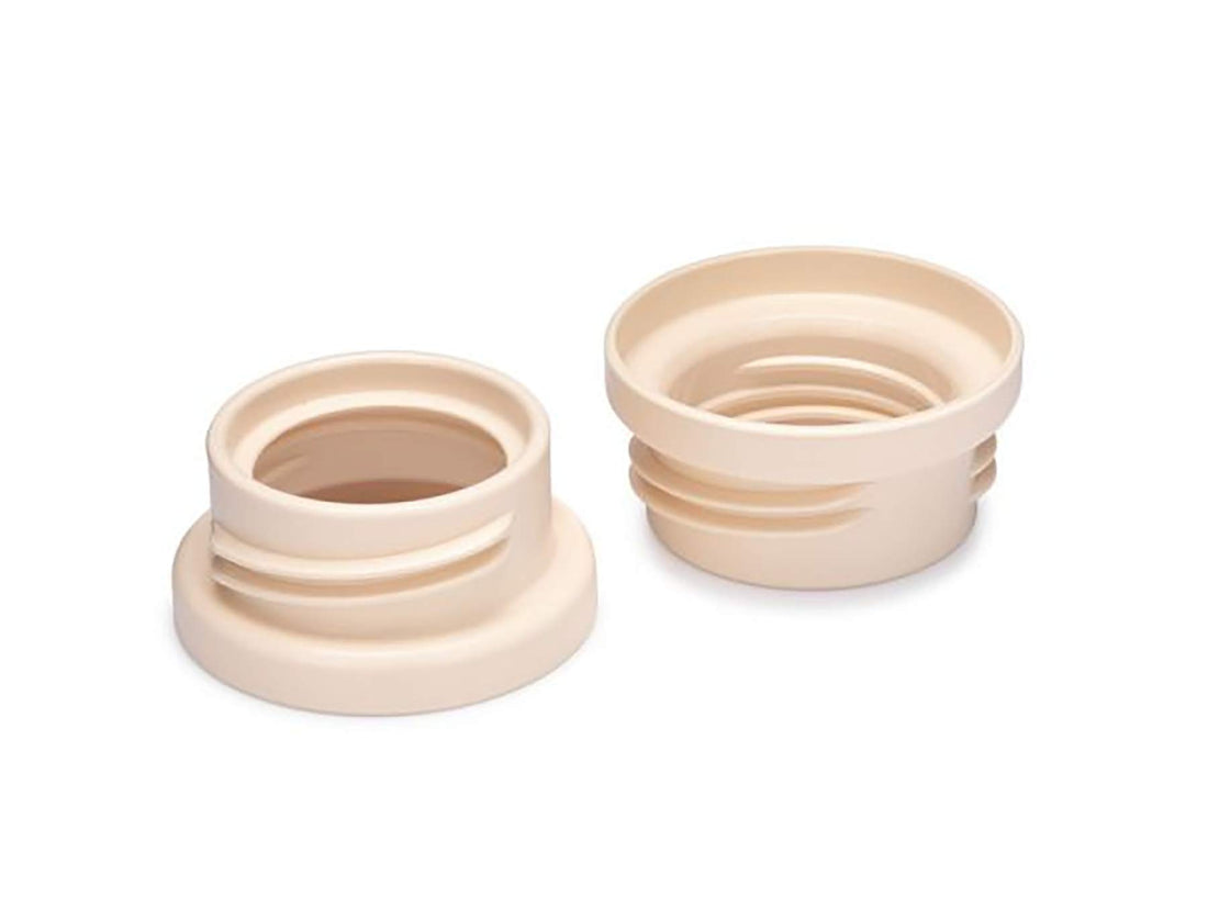 Motif Medical Narrow Neck Breast Pump Bottle Adapter - Breast Pump Bottle Connector for Motif Luna, Duo, Twist, Spectra Bottles, Ameda MYA & MYA Pro - Must-Have Breastfeeding Essentials (Set of 2)