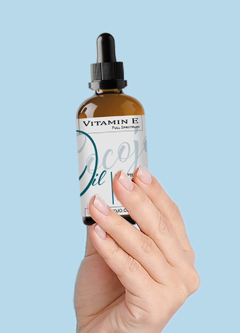 cocojojo Vitamin E Oil for Skin, Organic Vitamin E Oil for Hair, Face, Liquid Vitamin E, Vitamin E Body Oil, 100% Pure Natural Cold Pressed Unrefined, Moisturizes & Nourishes, Non GMO - 4 Oz
