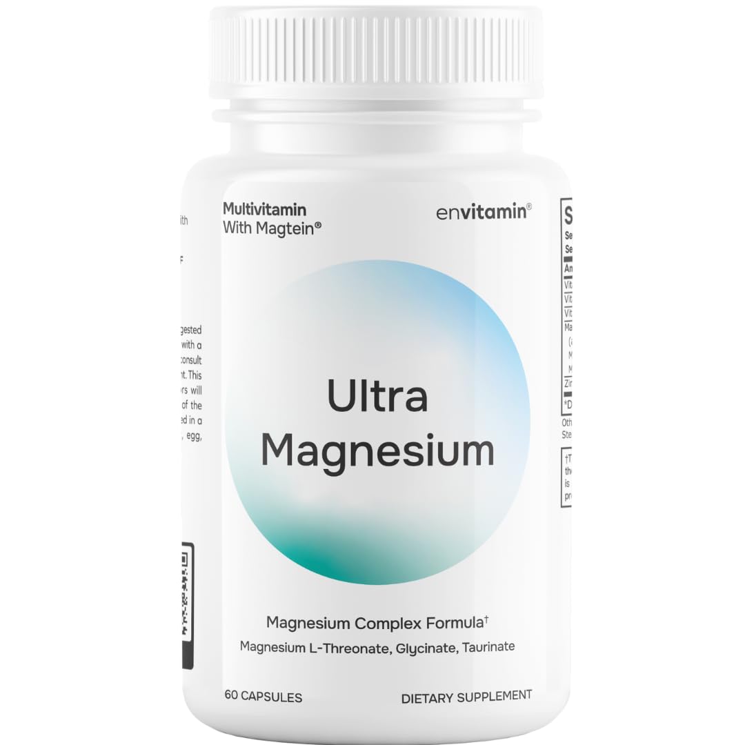 envitamin Ultra Magnesium Glycinate, L-Threonate & Taurinate - Multivitamin & Multimineral Complex