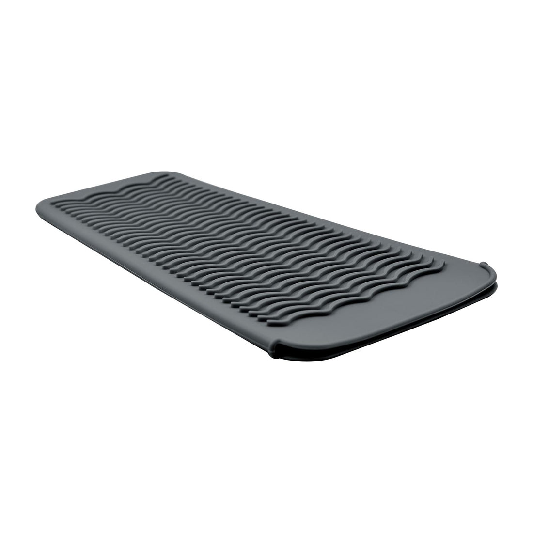 EIOKIT Silicone Heat Resistant Mat for Hair Iron, 11 x 5 inch, Grey, 1 Pack